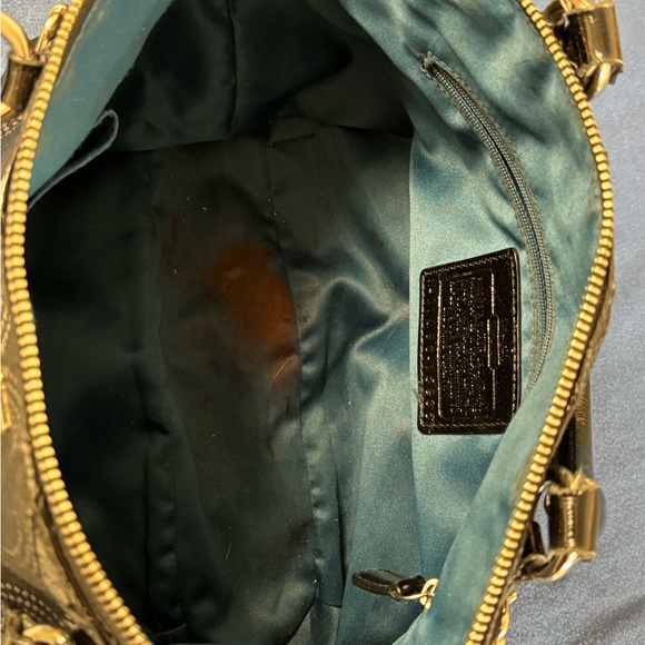 Coach Black Op Art Sophia Purse - Picture 10 of 10